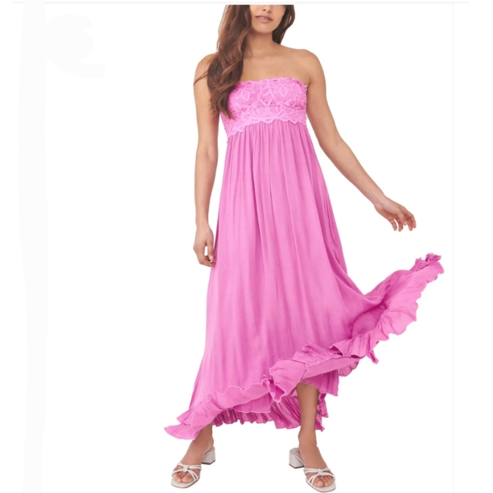 💖 Free People Adella Corset Maxi Dress